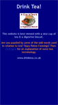 Mobile Screenshot of drinktea.co.uk
